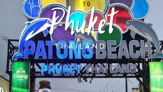 Walking on Bangla Road Phuket Island Thailand [upl. by Virg]