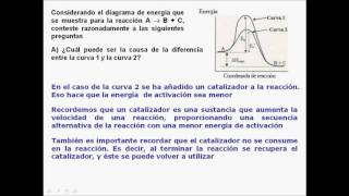 CINETICA CATALIZADORES Y ENERGIA DE ACTIVACION [upl. by Adniroc]