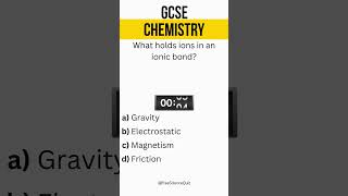 GCSE Chemistry  Ionic bonds quiz [upl. by Erminna]