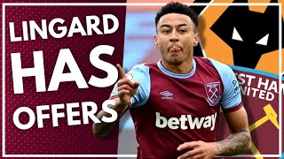 WOLVES ENTER RACE FOR LINGARD  WEST HAM WOLVES OR SAUDI ARABIA  WEST HAM NEWS [upl. by Suiraj]