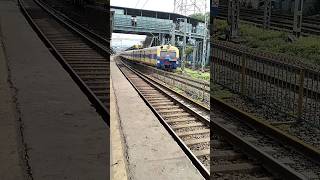 01337 Boisar  Vasai Road Memu departs from Virar Station indianrailways memutrain trainvideos [upl. by Soinotna282]