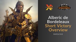 Warhammer III  Alberic de Bordeleaux Short Campaign Victory Overview [upl. by Bagley668]