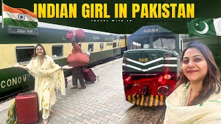 Indian girl in Pakistan 🇵🇰 Pakistani Railway 🚃 Wagah Border to Panja Sahib via Lahore  Day 1 [upl. by Nady]