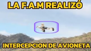 La Fuerza Aérea Mexicana realizó intercepcion de una Avioneta en Tamazula Durango [upl. by Enelrats]