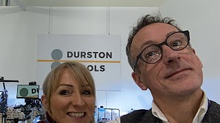 Andrew and Louise are live from the Vicenza Oro show in Italy on the Durston Tools booth [upl. by Knitter619]