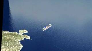 COSTA CONCORDIA 3D ANIMATION NORB3DCOM [upl. by Adneral]