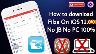 How to download filza On iOS 12 New update [upl. by Frayda581]