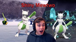 Shiny Mewtwo Reaction 150 in Pokémon Lets Go Pikachu and Eevee [upl. by Iarised945]