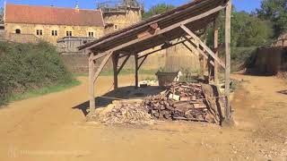 Experimentelle Archäologie  Rundgang über das gesamte Gelände von Guédelon [upl. by Weisberg816]