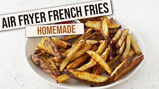 How To Make Homemade Air Fryer French Fries Crispy amp Easy [upl. by Eldrida]