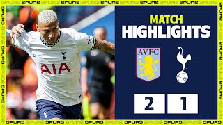 ASTON VILLA 21 SPURS  HIGHLIGHTS [upl. by Attinahs596]