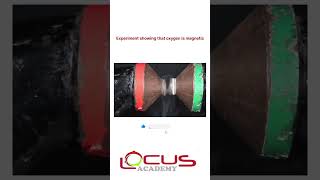 Magnetic property of oxygen science educationalvideos viralshorts [upl. by Lirba436]