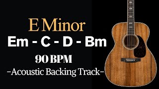 E Minor Backing Track 90 Bpm [upl. by Aratas]