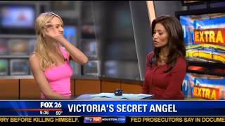 Candice Swanepoel Interviewed by Rita Garcia on Fox 26 Houston [upl. by Mannuela]