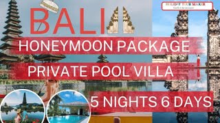 Bali Honeymoon Packages  Bali Tour Packages  bali couple travel [upl. by Ainitsirc309]