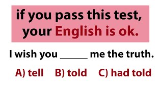 English Grammar Test ✍️📖 If you pass this test your English is absolutely outstanding [upl. by Simonne]