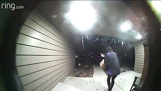 Porch pirate wearing apparent FedEx jacket targets Denverarea neighborhood [upl. by Sheena]