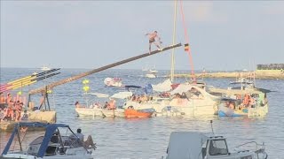 How to climb a greasy pole traditional Maltese style [upl. by Heaps660]