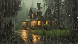 HEAVY RAIN on Tin Roof to Sleep  Rain Sounds for Sleeping  for Insomnia Study Relaxing [upl. by Namien]