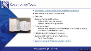 HTS Classification tools – How to classify HTSUS or HTS number [upl. by Brom465]