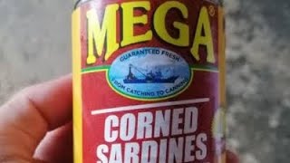 MEGA CORNED SARDINES REVIEW [upl. by Cutlerr]