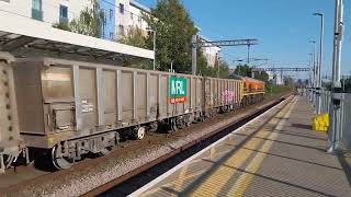 Freightliner Class 59206 Passing Through Slough The 11th of October 2024 [upl. by Ytineres]