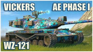 AE Phase I Vickers Light amp WZ121 • RASEINIAI HEROES WoT Blitz [upl. by Mall]