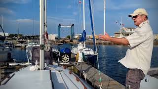 DeStepping the Mast on the Bayfield 25 [upl. by Dnomyar261]