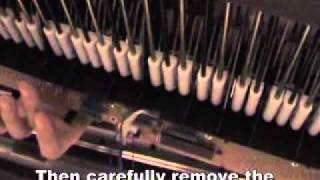 The Simple Repair of a Yamaha Clavinova to reduce Keyboard Noise [upl. by Clorinde]