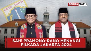 SAH Pramono Anung  Rano Karno Menangi Pilkada Jakarta 2024  Beritasatu [upl. by Currie704]