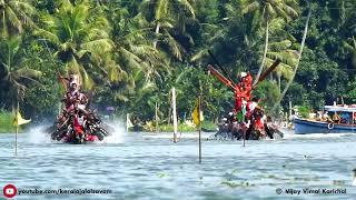 CBL Boat Race 2019 PULINKUNNU Vallamkali Heats 1  St George vs Karichal vs Kattilthekkathil [upl. by Nahttam822]