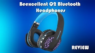 Beexcellent Q2 LED Bluetooth Headset Review [upl. by Mandeville]