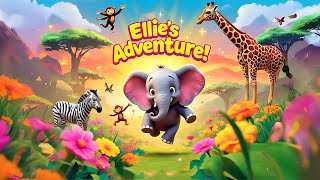 The Heart of Ellie the Elephant  Gray Grand and Glorious Ellie’s Story  Kiddie Treasure [upl. by Palermo]