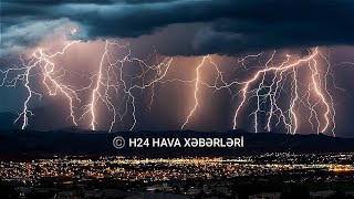 H24 Hava Xəbərləri ⚠️ 1115 Oktyabr 2024 Gözlənilən Sərt Hava Şəraiti Haqqında Təhlil və Xəbərdarlıq [upl. by Nosna]