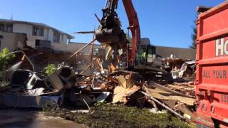 Demolition Begins At Kaweah Delta Medical Center [upl. by Aratak]