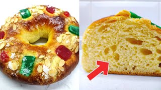 The SOFTEST EASIEST and Most Delicious ROSCA DE REYES  Three King Sweet Bread [upl. by Ajan571]