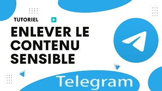 Comment enlever le contenu sensible sur telegram iPhone [upl. by Uriel]