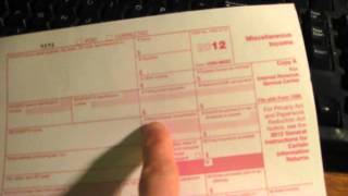 How to fill out an IRS 1099MISC Tax Form [upl. by Klarrisa531]