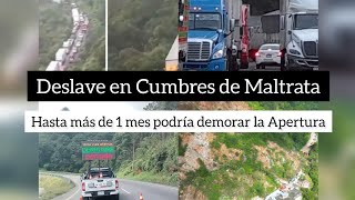 BLOQUEADA LA AUTOPISTA VERACRUZCDMX Deslave en Cumbres de Maltrata 1 mes o más estará así [upl. by Velvet]