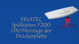 Demontage  Montage der FRIATEC Drückerplatte F200 [upl. by Aleusnoc]