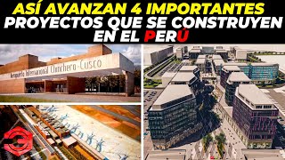 Así Avanzan 4 Importantes Proyectos que se Construyen en el Perú  Octubre 2023 [upl. by Jacobah]