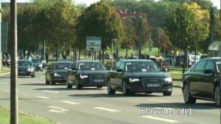 Papstbesuch Erfurt 2011 Papst  Eskorte 24092011 [upl. by Maighdlin839]