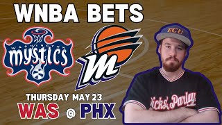 Mystics at Mercury WNBA Picks  WNBA Bets with Picks And Parlays Thursday 523 [upl. by Hehre65]