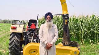 forage harvester AT 1000 punjab dairy farmer rewew☎️ 18003093852 [upl. by Ellerred489]