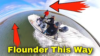 Flounder Run  Just Joking  Galveston Winter Fishing [upl. by Birgitta]