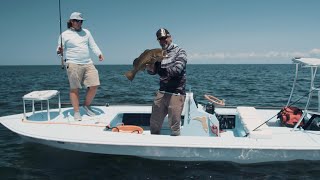 Flats Class  Incredible Shallow Water Grouper Fishing [upl. by Nihs657]