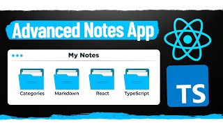 The Perfect Advanced ReactTypeScript Project  Markdown Supported Note Taking With Categories [upl. by Paucker]