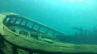 Tobermory Ontario  Diving the Tugs [upl. by Eseyt173]