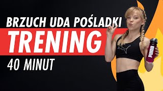 TRENING BRZUCH UDA POŚLADKI  40 MIN  BEZ CARDIO 🔥 [upl. by Drake]