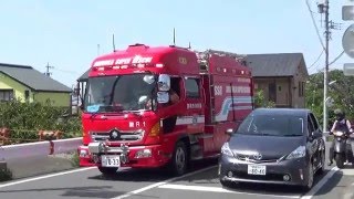 静岡市消防局【駿河区大谷建物火災・火事】緊急走行 [upl. by Ahsirt43]